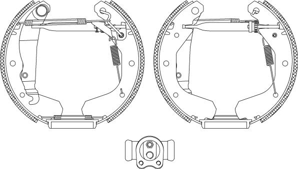 Mintex MSP092 - Brake Shoe Set autospares.lv