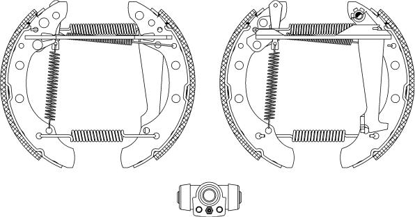 Mintex MSP048 - Brake Shoe Set autospares.lv