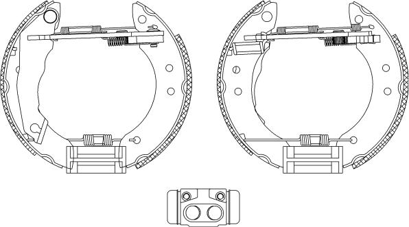 Mintex MSP056 - Brake Shoe Set autospares.lv