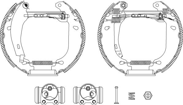 Mintex MSP053 - Brake Shoe Set autospares.lv