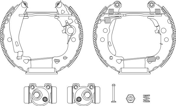 Mintex MSP006 - Brake Shoe Set autospares.lv