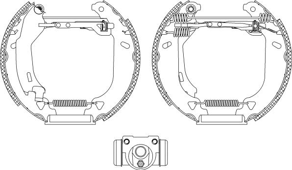 Mintex MSP018 - Brake Shoe Set autospares.lv