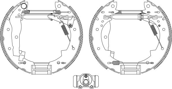 Mintex MSP089 - Brake Shoe Set autospares.lv