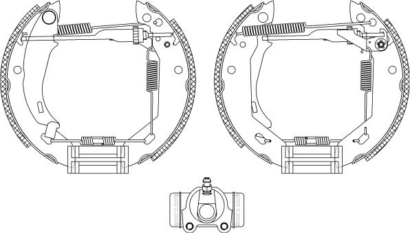 Mintex MSP086 - Brake Shoe Set autospares.lv