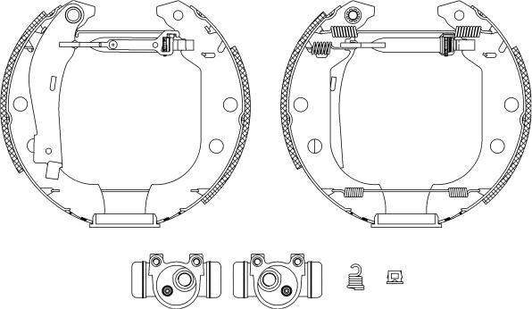 Mintex MSP035 - Brake Shoe Set autospares.lv