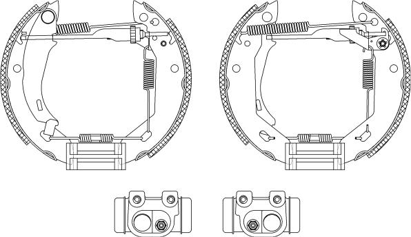 Mintex MSP030 - Brake Shoe Set autospares.lv