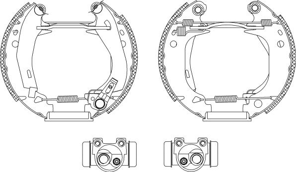 Mintex MSP029 - Brake Shoe Set autospares.lv