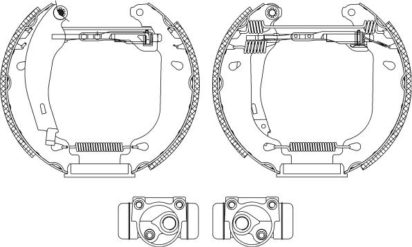 Mintex MSP079 - Brake Shoe Set autospares.lv