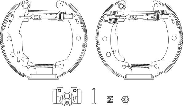 Mintex MSP143 - Brake Shoe Set autospares.lv