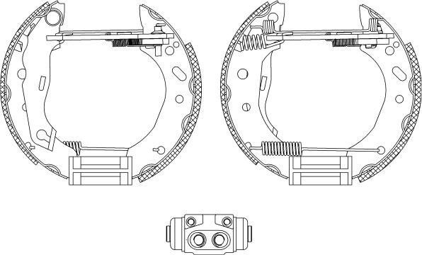 Mintex MSP156 - Brake Shoe Set autospares.lv