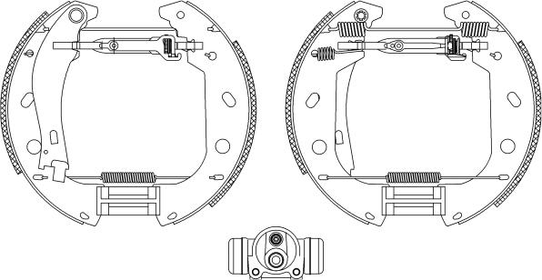 Mintex MSP161 - Brake Shoe Set autospares.lv