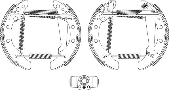 Mintex MSP105 - Brake Shoe Set autospares.lv