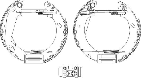 Mintex MSP103 - Brake Shoe Set autospares.lv