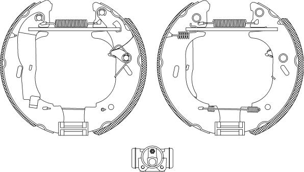 Mintex MSP115 - Brake Shoe Set autospares.lv