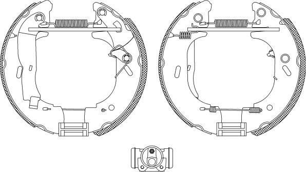 Mintex MSP116 - Brake Shoe Set autospares.lv