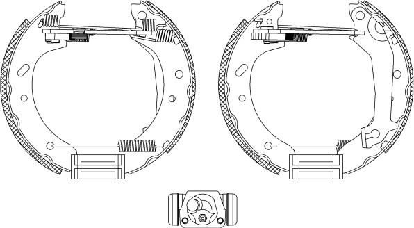 Mintex MSP110 - Brake Shoe Set autospares.lv