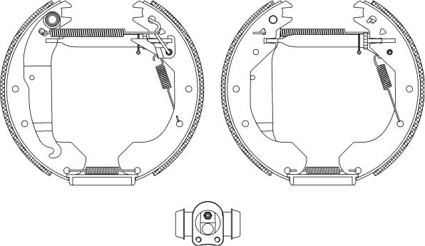 Mintex MSP134 - Brake Shoe Set autospares.lv