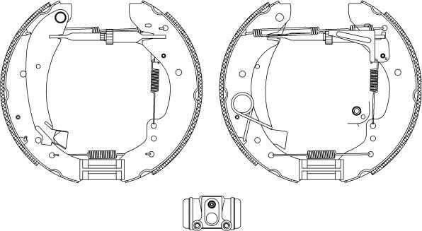 Mintex MSP126 - Brake Shoe Set autospares.lv