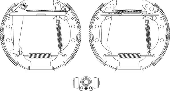 Mintex MSP121 - Brake Shoe Set autospares.lv