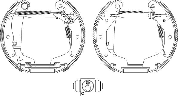 Mintex MSP122 - Brake Shoe Set autospares.lv