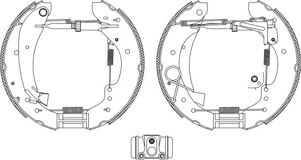 Mintex MSP127 - Brake Shoe Set autospares.lv