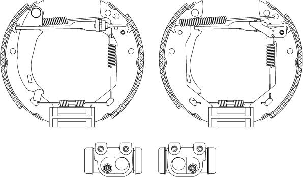 Mintex MSP173 - Brake Shoe Set autospares.lv