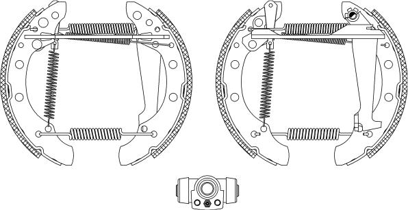 Mintex MSP308 - Brake Shoe Set autospares.lv