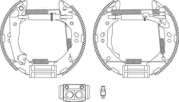 Mintex MSP319 - Brake Shoe Set autospares.lv