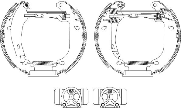 Mintex MSP310 - Brake Shoe Set autospares.lv