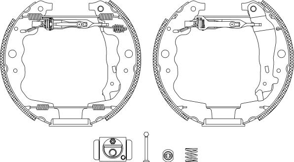 Mintex MSP337 - Brake Shoe Set autospares.lv