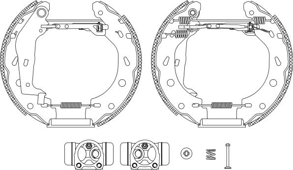 Mintex MSP250 - Brake Shoe Set autospares.lv