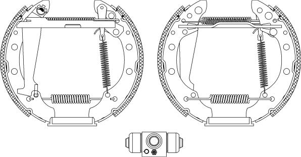 Mintex MSP252 - Brake Shoe Set autospares.lv
