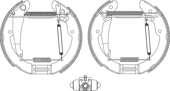 Mintex MSP218 - Brake Shoe Set autospares.lv