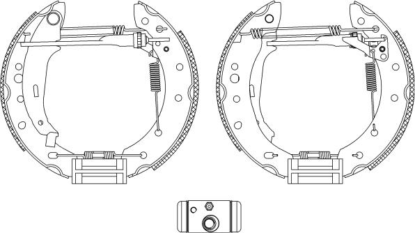 Mintex MSP289 - Brake Shoe Set autospares.lv