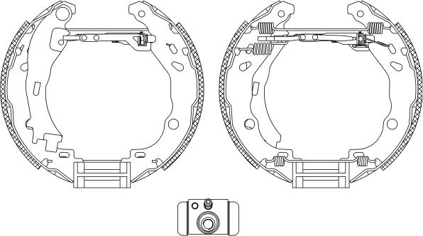 Mintex MSP288 - Brake Shoe Set autospares.lv