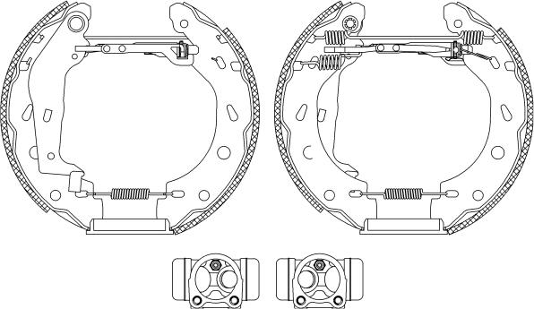 Mintex MSP233 - Brake Shoe Set autospares.lv