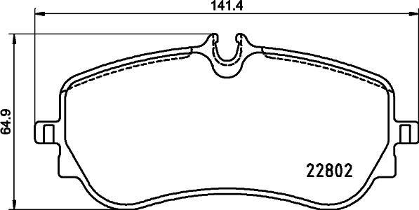 Mintex MVK0088 - Brake Set, disc brakes autospares.lv