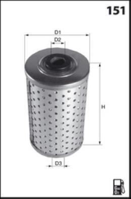 MISFAT F633 - Fuel filter autospares.lv