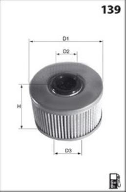 MISFAT F687 - Fuel filter autospares.lv