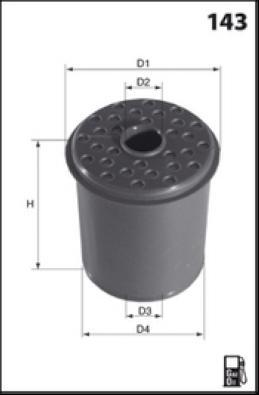 MISFAT F182 - Fuel filter autospares.lv