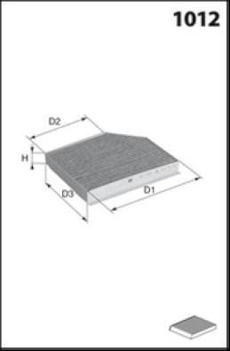 MISFAT HB268CA - Filter, interior air autospares.lv