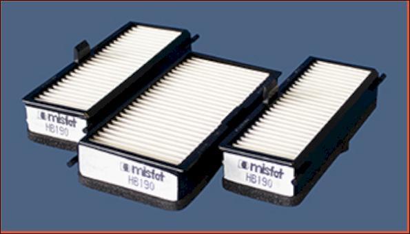 MISFAT HB190 - Filter, interior air autospares.lv