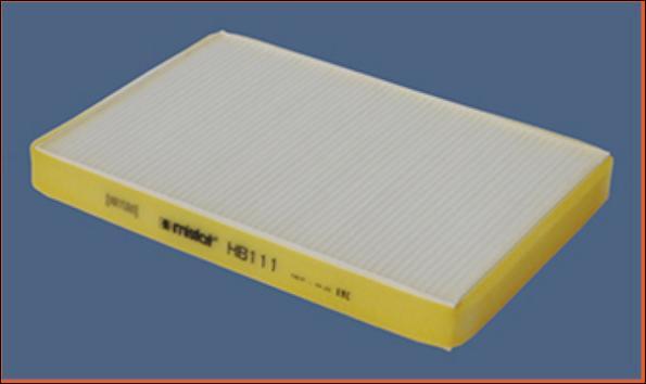 MISFAT HB111 - Filter, interior air autospares.lv