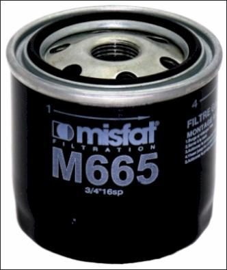 MISFAT M665 - Fuel filter autospares.lv