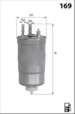 MISFAT M729 - Fuel filter autospares.lv