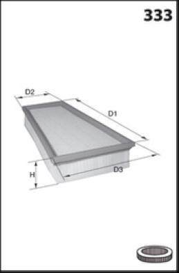 MISFAT P474 - Air Filter, engine autospares.lv