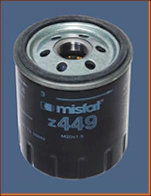 MISFAT Z449 - Oil Filter autospares.lv