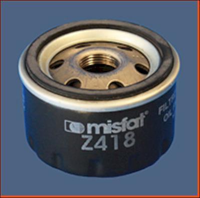 MISFAT Z418 - Oil Filter autospares.lv