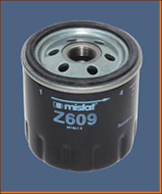 MISFAT Z609 - Oil Filter autospares.lv