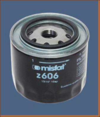 MISFAT Z606 - Oil Filter autospares.lv